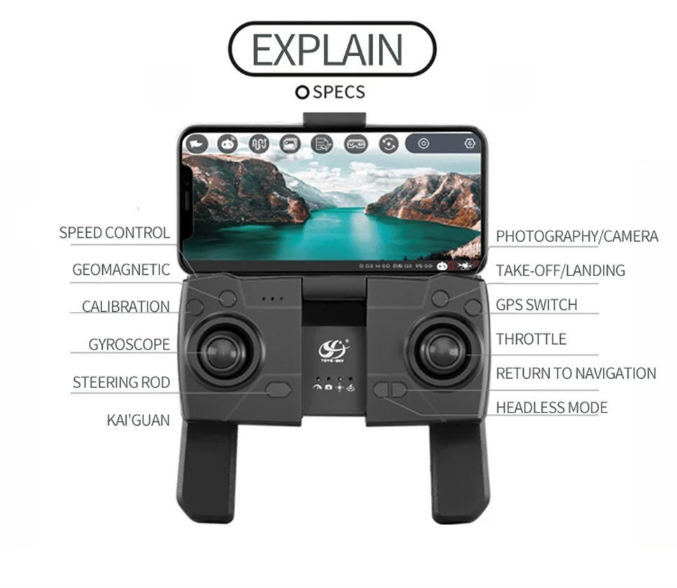 Дрон 4k HD камера Дрон с GPS 5G WiFi FPV 1080P без сигнала возврат RC вертолет полет 20 минут Квадрокоптер Дрон с камерой