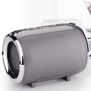 

Cylindrical Home With Shoulder Strap Travel Bluetooth Speaker Mini Super Subwoofer Audio Wireless Portable Stereo EY228
