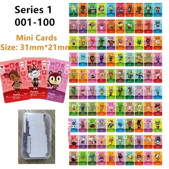 

Series 1 2 3 4 100Pcs Animal Crossing Mini Cards NFC Ntag215 Game Cards Villager New Horizons RV Cards For Amiibo Card NS Switch