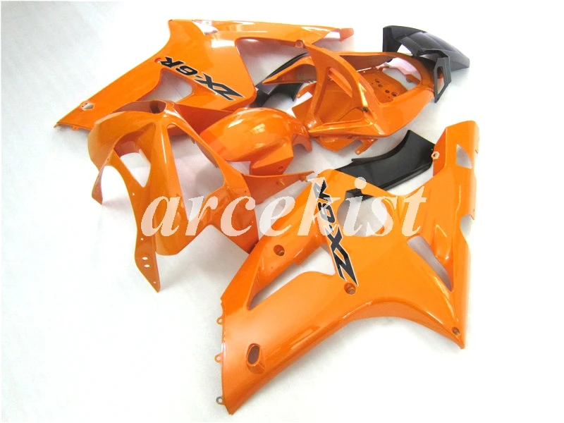 

OEM Quality Injection Mold Motorcycle New ABS Fairings kit Fit For kawasaki Ninja ZX-6R ZX6R 636 2003 2004 Custom Free Orange Glossy