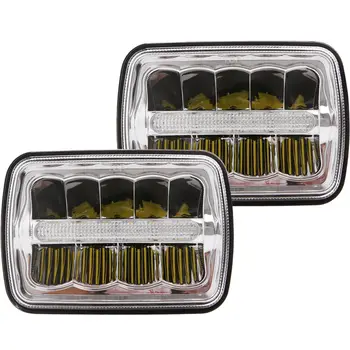 

7x6 5x7" 45W LED Projector Sealed Beam Headlight for Jeep Cherokee XJ Truck 4X4 OffroaddLight
