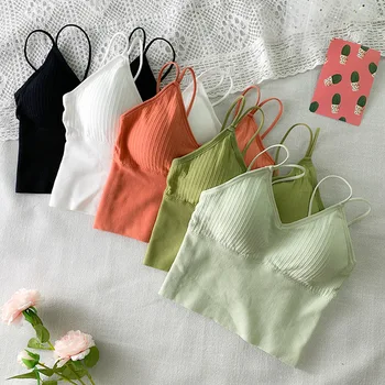 

Comfortable New Fashion Summer Comfort Underwear Sleeveless Camis Top Camisole Femme Sexy Crop Tops Women Tank Top Female Vest