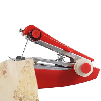 

Mini Portable Manual Sewing Machine Easy Operation Sewing Tools Sewing Cloth Fabric Handy Needlework DIY Tool