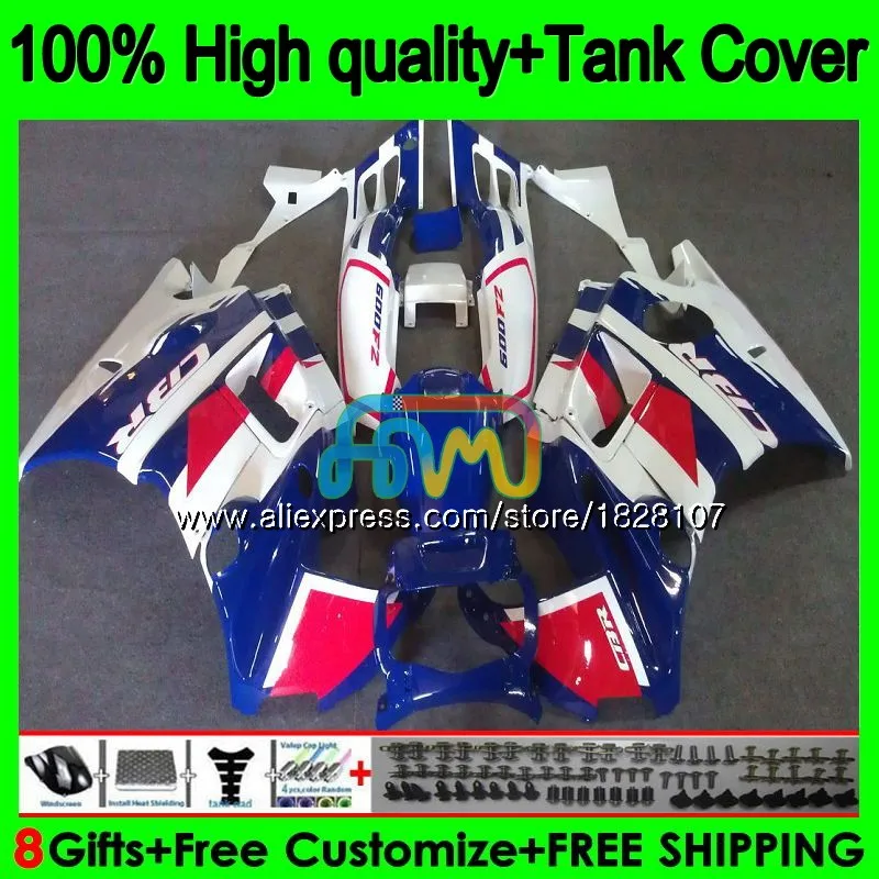Майка для HONDA CBR 600F2 1991 1992 1993 1994 темно-синего и красного цвета 1BS. 110 CBR600FS CBR 600 FS CBR600 F2 CBR600F2 91 92 93 94 обтекатель - Цвет: No. 1