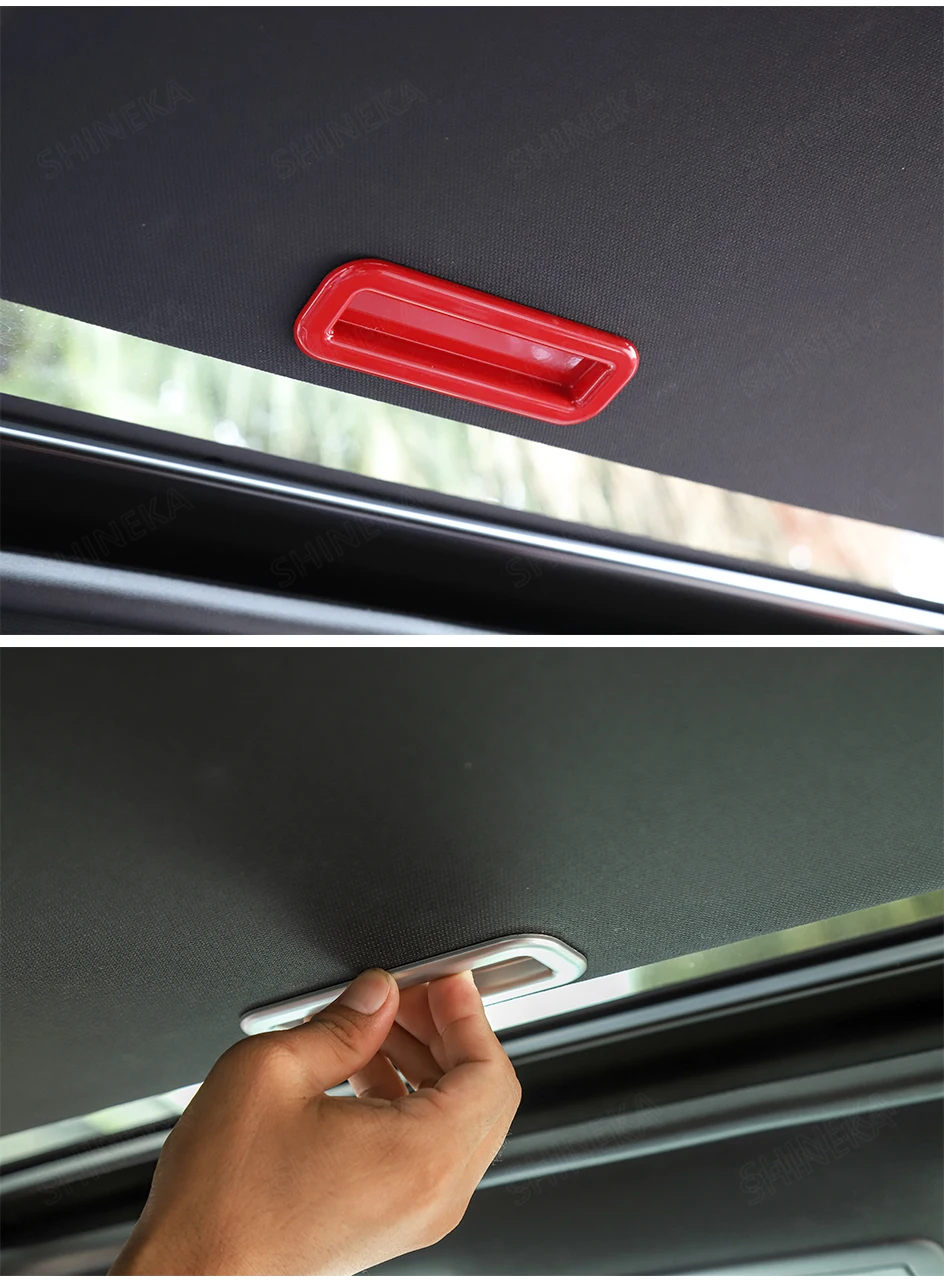 SHINEKA интерьерные молдинги Skylight ручка Накладка ручка люка декоративная наклейка для автомобиля Стайлинг для Dodge Challenger 2012