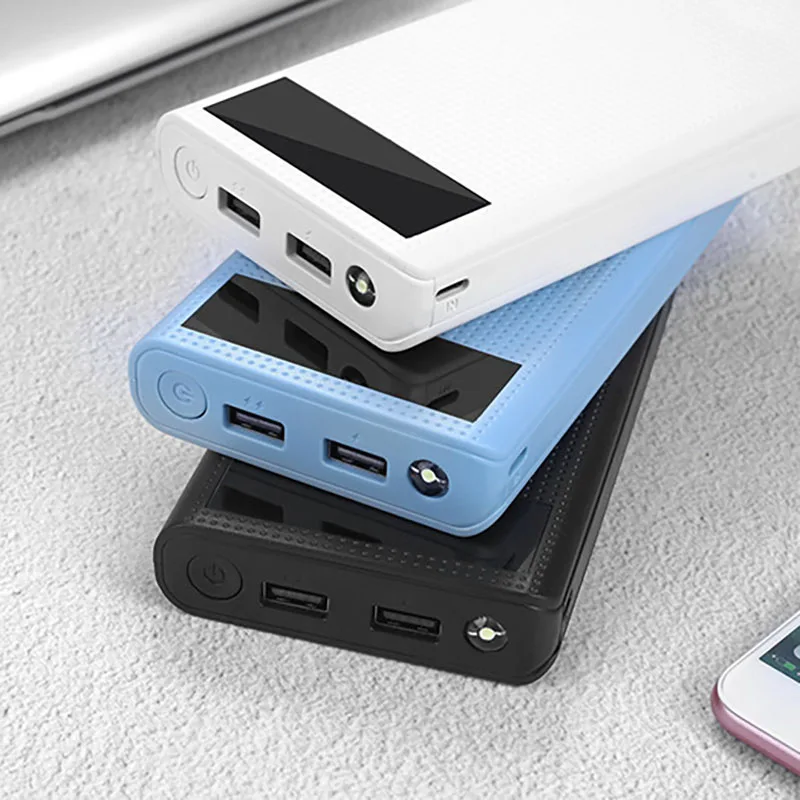 5 В/2 а двойной USB 7*18650 Внешний аккумулятор зарядное устройство для мобильного телефона DIY Чехол для iphone6 Plus S6 xiaomi