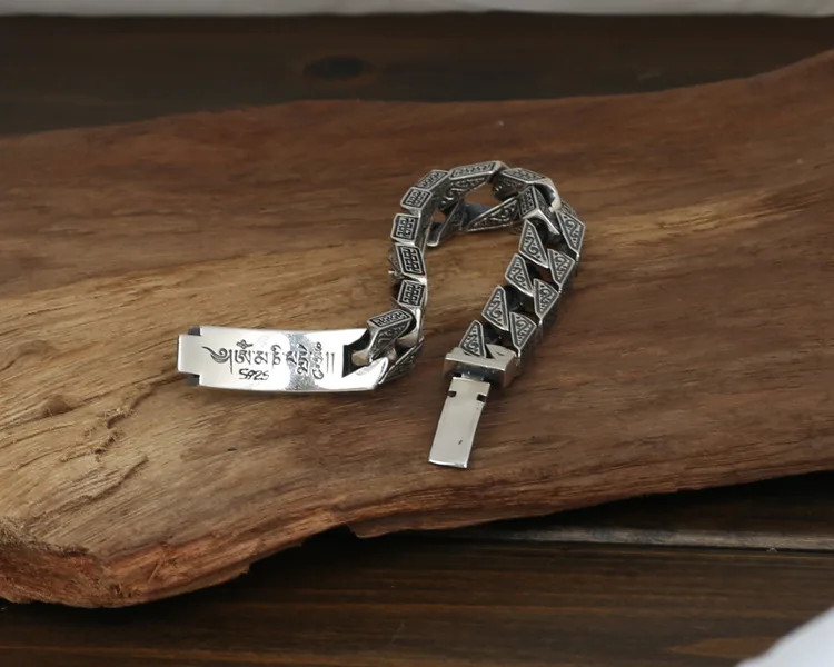 Браслет из чистого серебра 925 пробы с плетеным замком пробы|Гибкие и жесткие