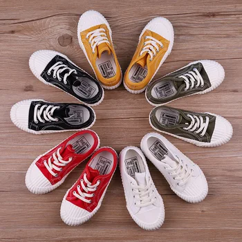 

Kids Shoes for Big Girl Colorful Canvas Anti-slippery Bottom Leisure Children Mini Melissa for Big Boys Toddler Sneakers Trainer