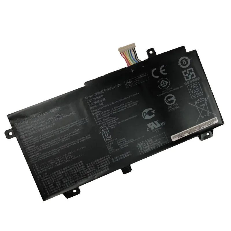 7XINbox 11,4 V 48Wh B31N1726 3ICP7/60/80 ноутбук Батарея для ASUS FX80 FX80GD FX86 FX86FM FX86FE FX504 FX505 серии