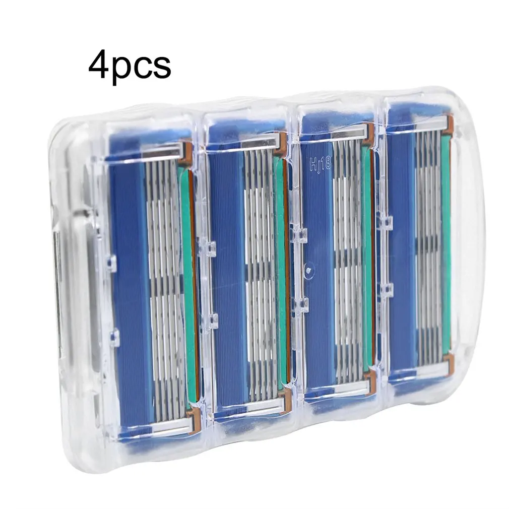 Cuchillas para afeitadora de fusión para hombre, cepillo de bordes Manual para afeitadora de barba estándar