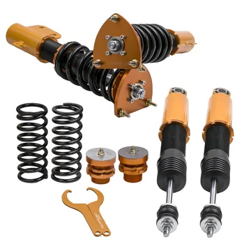 

Front & Rear Complete Struts Assembly Shocks For Scion XB 2004-2006 Coilover Adj Height Dampering Force Camber Plate Spring