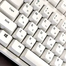 108 Keys Japanese Russian White Pbt Keycaps Set for Mechanical Keyboard Oem Cherry Profile  Only Keycaps Ukiyoe Style Mouse Pad