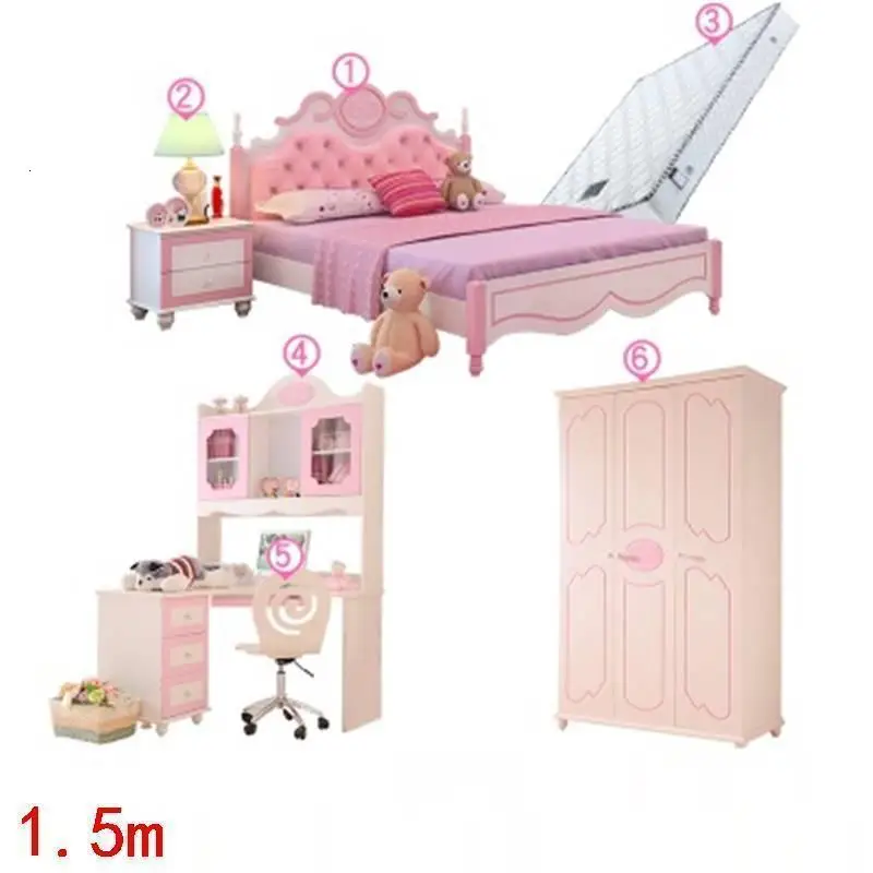 Для мобильных детей Litera Infantiles Yatak Odasi Moblin Baby Muebles De Dormitorio деревянная освещенная мебель для спальни детская кровать - Цвет: Number 13