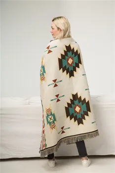 

Geometric american country tapestry decoration leisure throw blanket Indian cloth blanket national style blanket wall tapestry