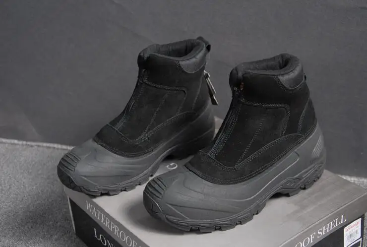 

Stock Clearance ! Winter Outdoor hiking boots men waterproof warm 3M thinsulate trekking hunting working snow boots for-35C
