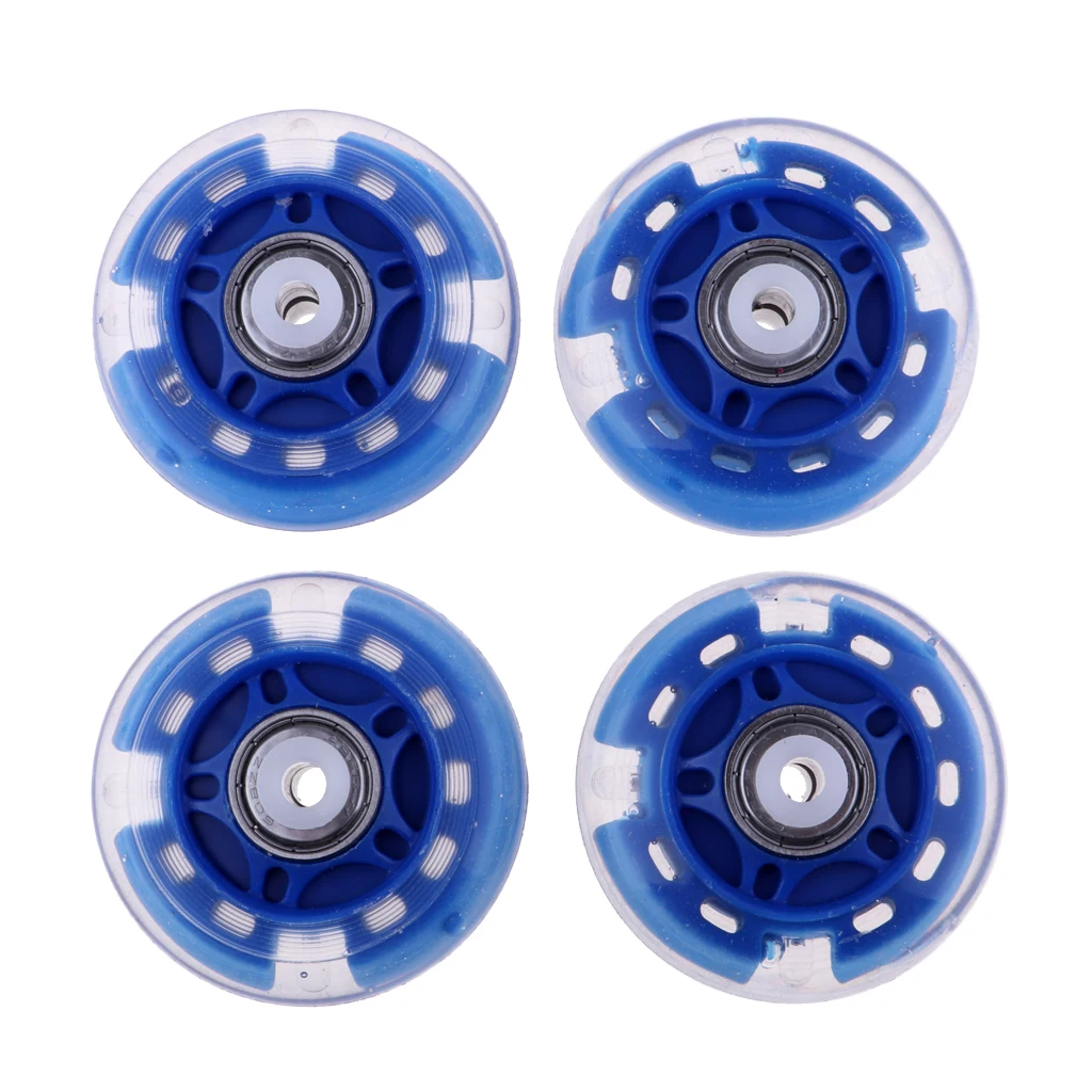 4 Pcs Professional Roller Skates Inline Skating Premium 88a PU Wheel Outdoor Sports Parts Replacement Accessories 64mm 
