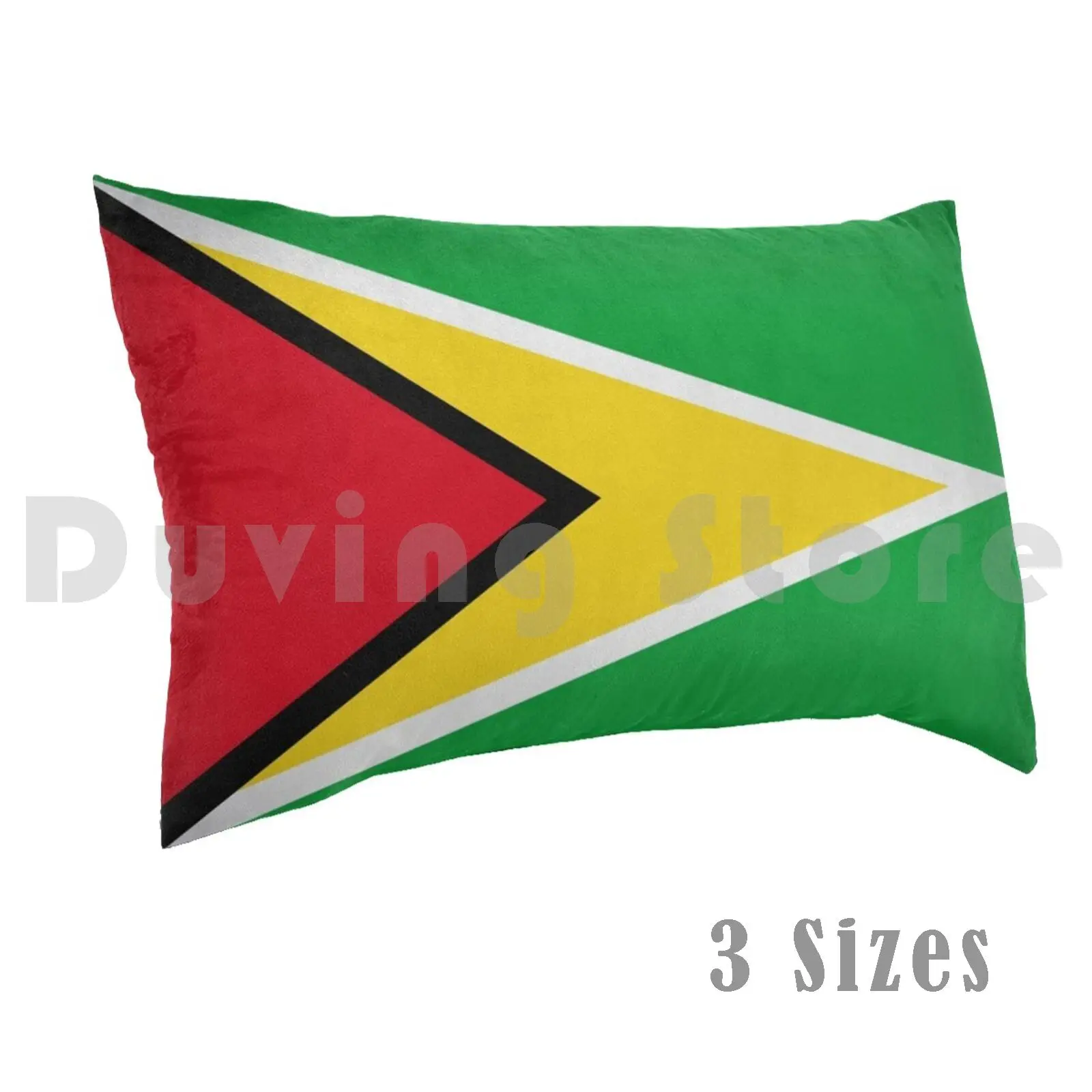 

Детский чехол-подушка 50x75, милый чехол с цветным флагом Гайаны, с изображением Южноамериканского Карибского моря