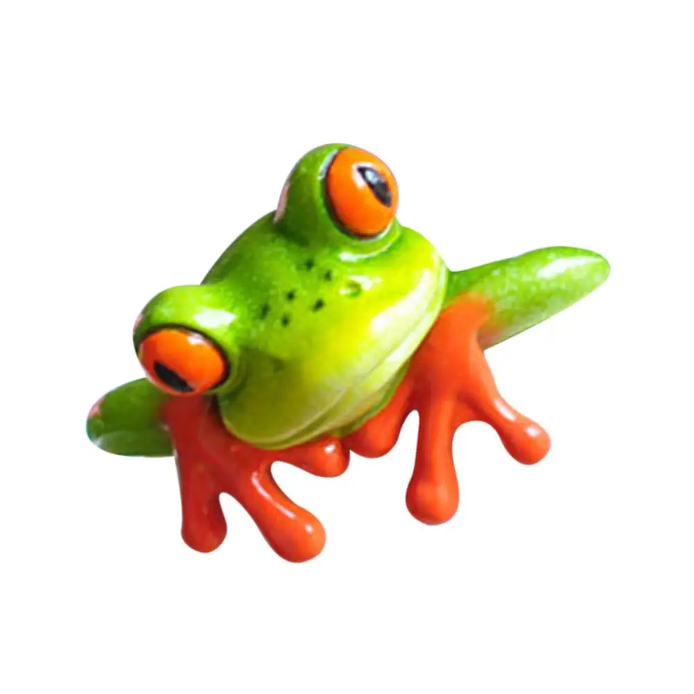 Frosch Figur Schreibtisch Büro Tisch Ornament lustige Frösche Harz