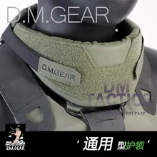 Dm airsoft caça proteção universal colar neckband para fcsk avs colete tático DM-HL