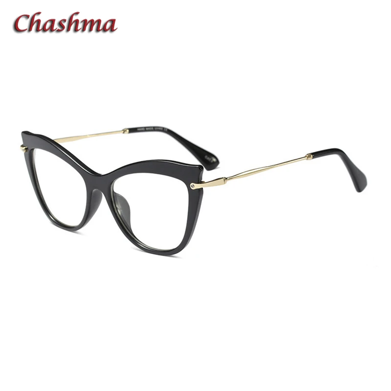 Chashma, прозрачные оптические очки, оправа для женщин, кошачий глаз, Spectalces, студенческие модные очки по рецепту