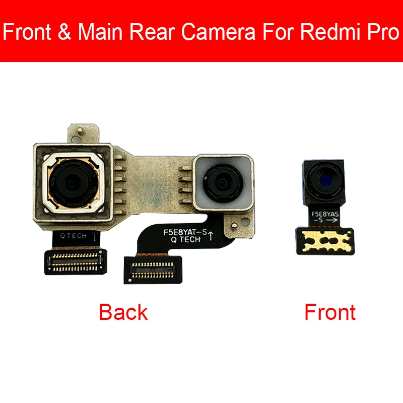 Модуль передней и задней камеры гибкий кабель для Xiaomi Redmi Pro Note 4 Note4 S2 Y2 Основная камера маленькая камера Запасные части для ремонта