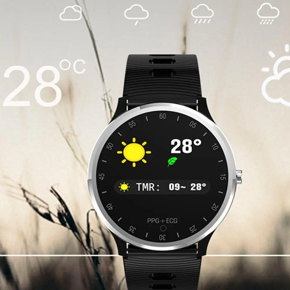 

L7 Bluetooth IP67 Waterproof Smart Watch Men Fitness Tracker ECG+PPG Heart Rate Blood Pressure Smart Bracelet Fitness Bracelet