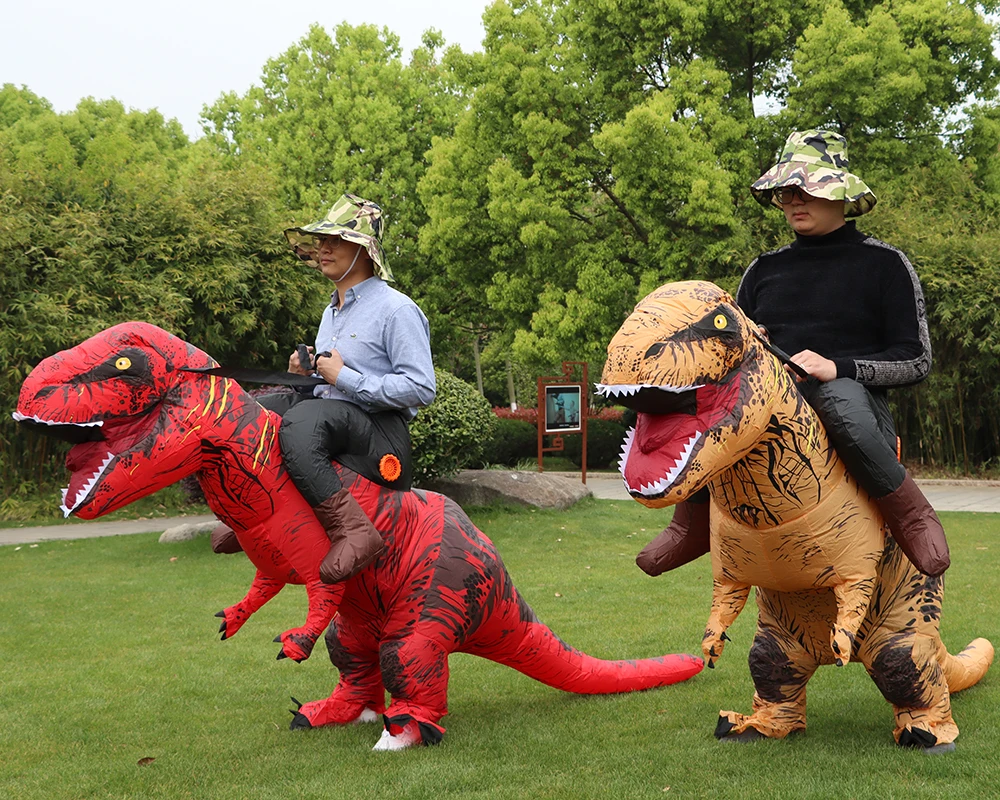 Надувной костюм монстра T-REX надувной одежда динозавров для косплея карнавала