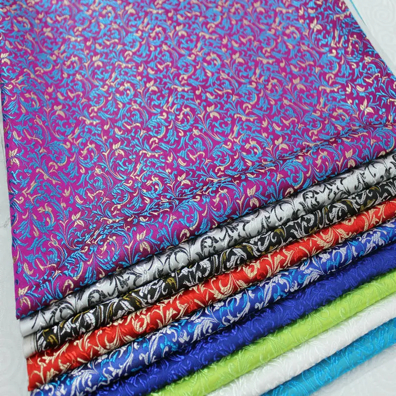 Широкий 29 &quotDiy отделка китайский костюм Cos Damask атласная жаккардовая шелковая