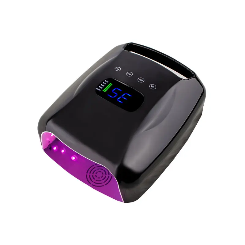 무선 Led 네일 램프 UV 96W 충전식 LED 사진 치료 빛 큰 리튬 배터리와 젤 폴란드어 치료에 대 한 높은 전력