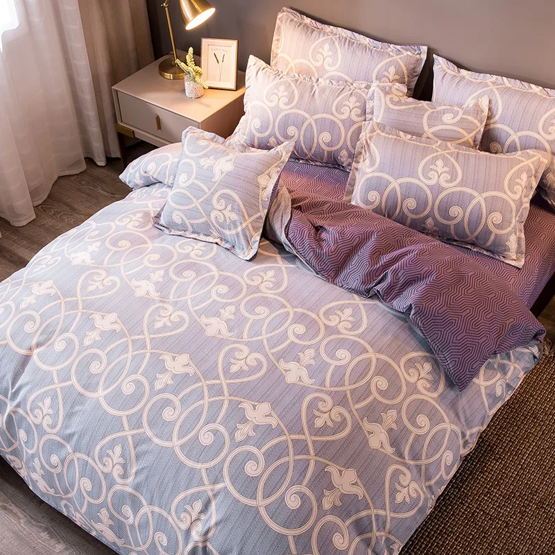 

Twin Single full queen soft duvet Cover Flat sizes High Quality 3/6pcs Bedding Set Colorful style Bed Linen bed sheet pillowcase