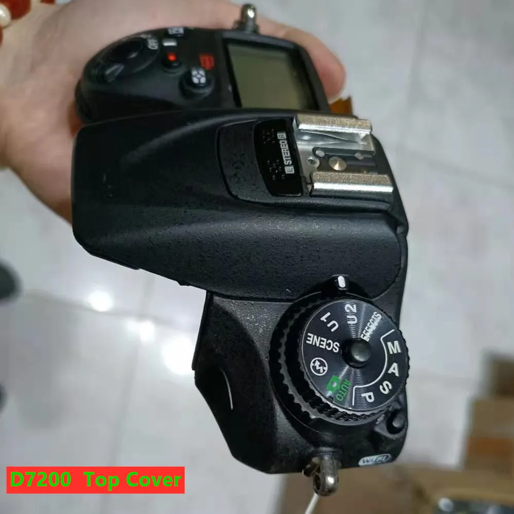 Original 98%NEW USED Chamber D7200 Top Cover Unit For Nikon FLEX With Model Lcd SLR Camera Repair Part Accessories | Электроника