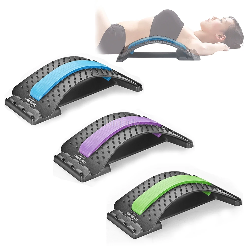 

Back Massager Stretcher Massageador Magic Stretch Fitness Lumbar Support Relaxation Spine Pain Relief Massager for Back Dropship