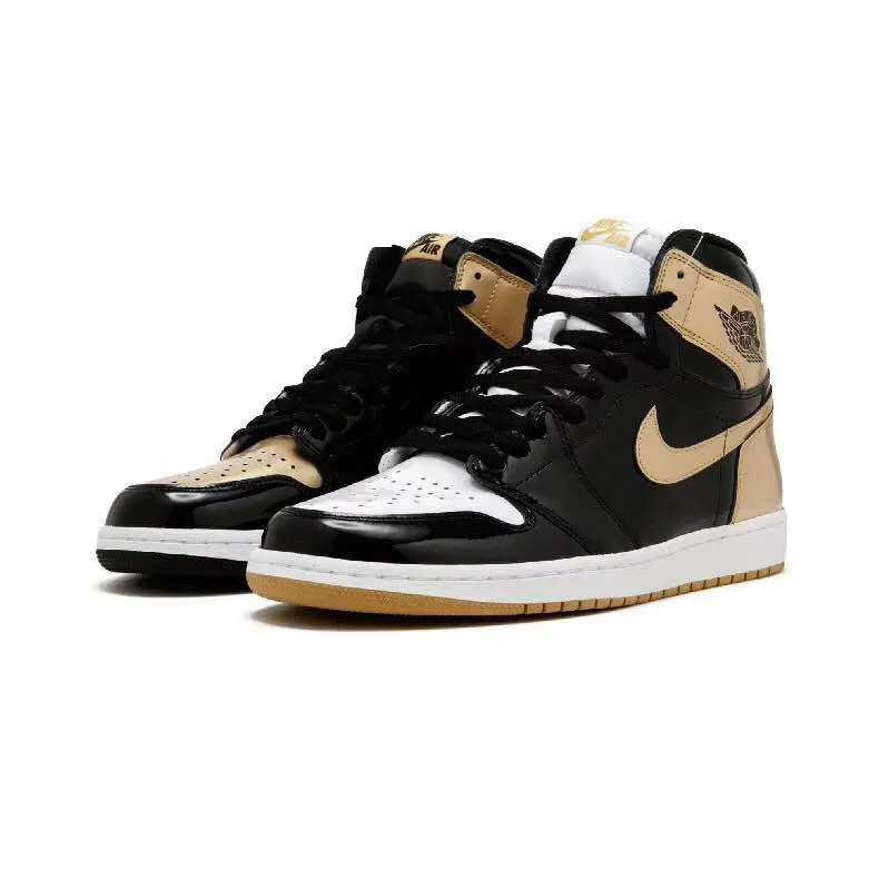 861428-001 Оригинальные мужские баскетбольные кроссовки Nike Air Jordan 1 OG в стиле ретро, королевские баскетбольные кроссовки AJ1, спортивные удобные дышащие кроссовки 555088-184 - Цвет: 861428-001