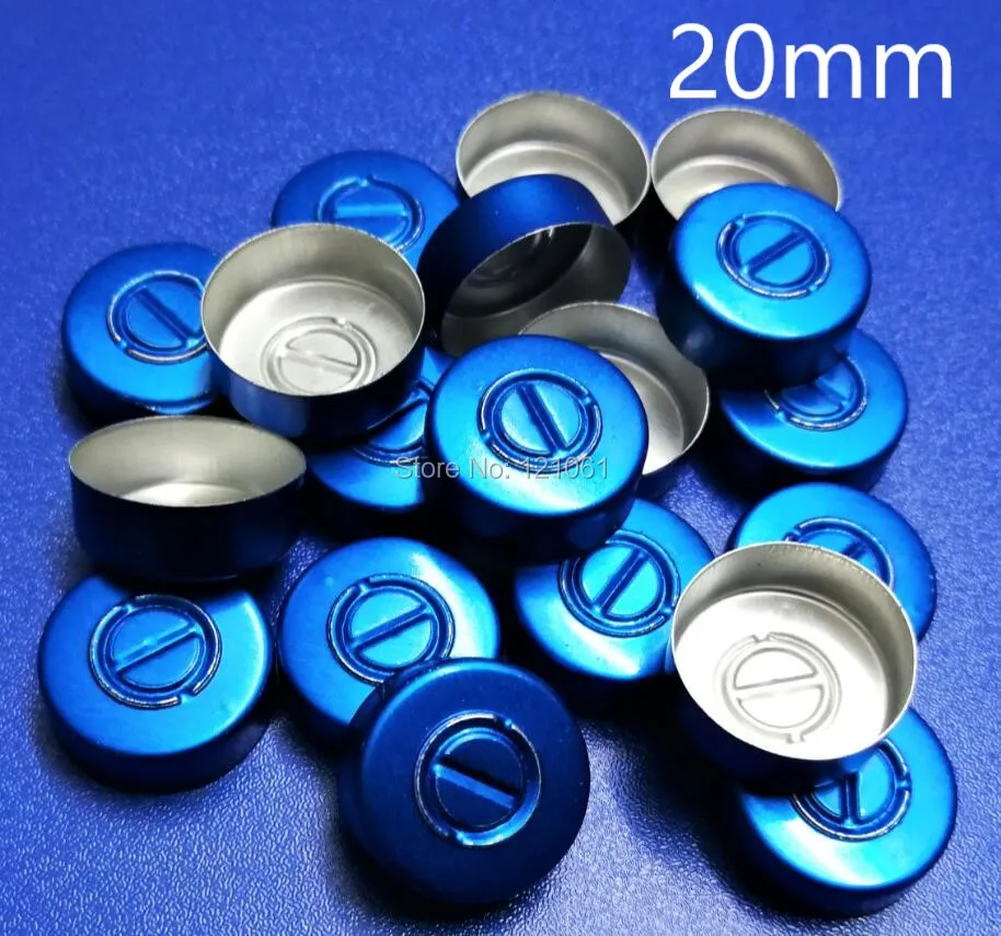 20mm aluminium cap ,1000pcs/lot,Pharmaceutical Caps,Aluminium Tops for crimp glass vial,Aluminium Sealing Top 5