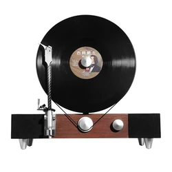 Vinyl Record Player Wooden Living Room Decoration CD Fever Film Retro Old-Fashioned Phonograph