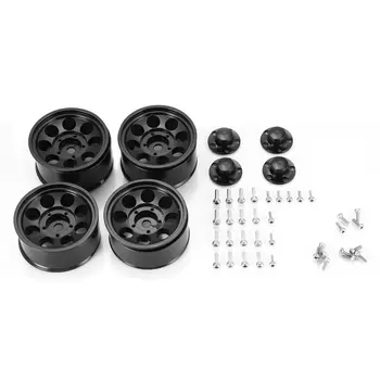 

AUSTARHOBBY AX516 4PCS 1.55 Inch RC Car Aluminum Alloy Wheel Rim for Axial SCX10 90046 D90 TF2 Tamiya 1/10 RC Crawler