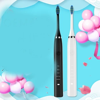 

USB rechargeable waterproof intelligent acoustic electric toothbrush