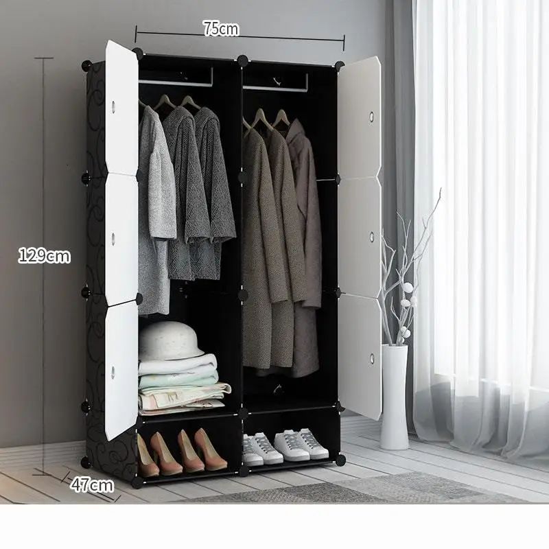 Mobilya туалетный Penderie кровать Rangement Garderobe мебель шкаф Mueble де Dormitorio Спальня мебель Guarda Roupa вешалка для одежды - Цвет: MODEL AF