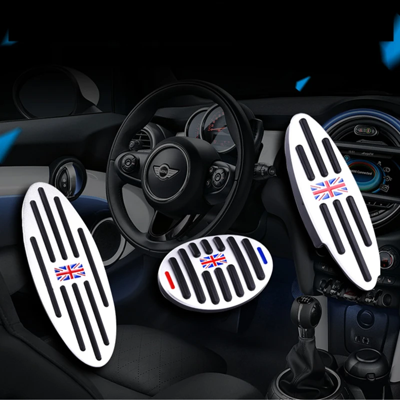 Декоративные наклейки на педаль акселератора автомобиля, аксессуары для модификации BMW MINI Cooper S JCW F54 F55 F56 F57 F60 R60 R56 Clubman