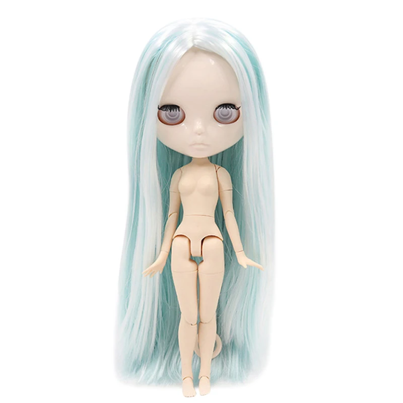 1/6 BJD мягкие прямые волосы без наглазника имитация куклы Подарочные игрушки |