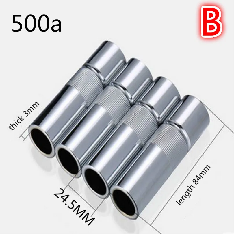 200a 350a 500a red copper gas welding nozzle cover gas welder nozzle protect cover 6size free shipping