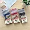 Sharkbang 0.35mm 0.5mm Gel Pen 12pcs/Pack Blue/Black/Red Ink Handle Writing Pen Set Cap Press School Drawing Stationery Supplies 4