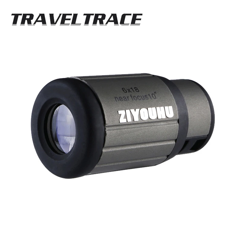 

6*18 High Powerful Monocular Mini Telescope BAK9 Prism HD Foldable Scope Scale Hunting Optical Waterproof Retractable Spyglass