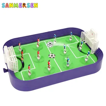 

Mini Table Top Football Field with Balls Home Match Toy for Children Boys Competitive Football Double Battle Puzzle Board Games