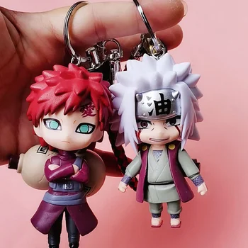 

6PCS/SET Naruto Acrylic Key Chain Kakashi Gaara Sasuke Akatsuki Members Keychain Itachi Pendants Keyring Cosplay Gift