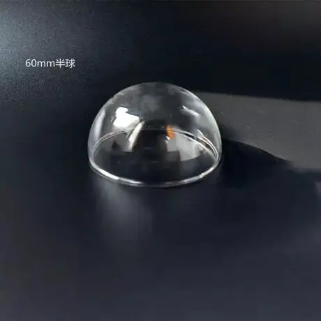 50 60 70mm Hemisphere glass dome cover big glass half bottle clear half round bottle globe bubble vial pendant