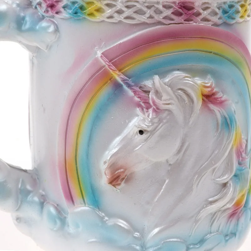 Единорог Лошадь из нержавеющей стали смолы 3D пивная кружка Кубок игра кружка кофе чашка вина стекло кружки лучший подарок
