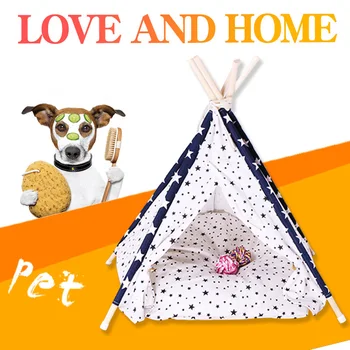 Tienda de campaña plegable para mascotas tapete para dormir, portátil, lavable, exterior