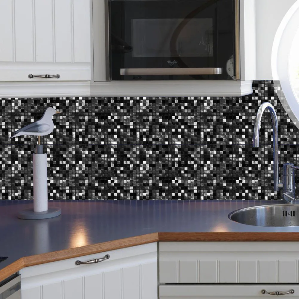 Selfadhesive Kitchen Tiles Selfadhesive Mosaic Metal Kitchen Oil