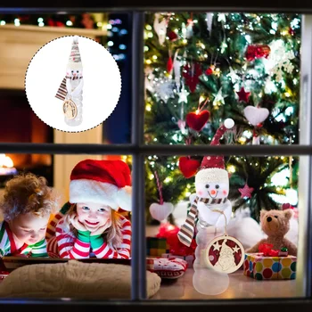 

Santa Shape Candy Jar Plastic Candy Can Transparent Storage Jar Xmas Ornament